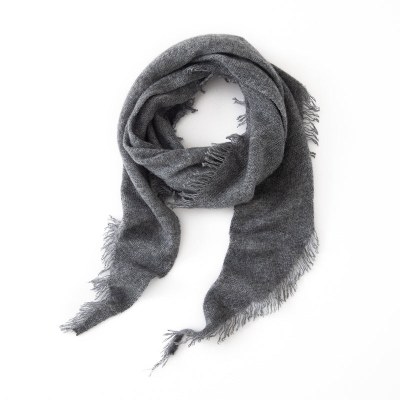 100% Cashmere Charcoal Scarf