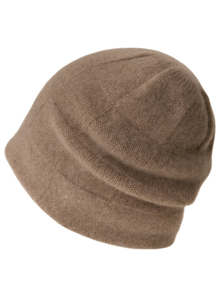 100% Cashmere Beanie Hat