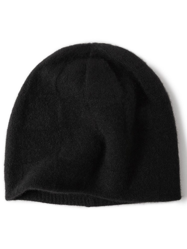 100% Cashmere Beanie Hat