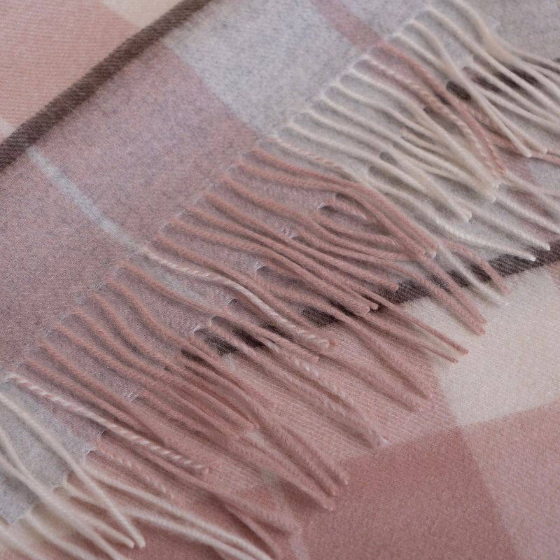 100% Cashmere Plaid Scarf